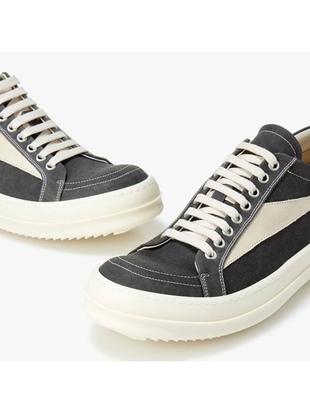 Rick Owens Dark Shadow Lido Vintage Sneakers Dust Milk DU01D1803 SCFLVS 7811 - RICK OWENS - BALAAN 5