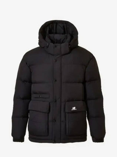 Uni New Boy Out Pocket Heavy Down Jacket 19 Black - NEW BALANCE - BALAAN 1