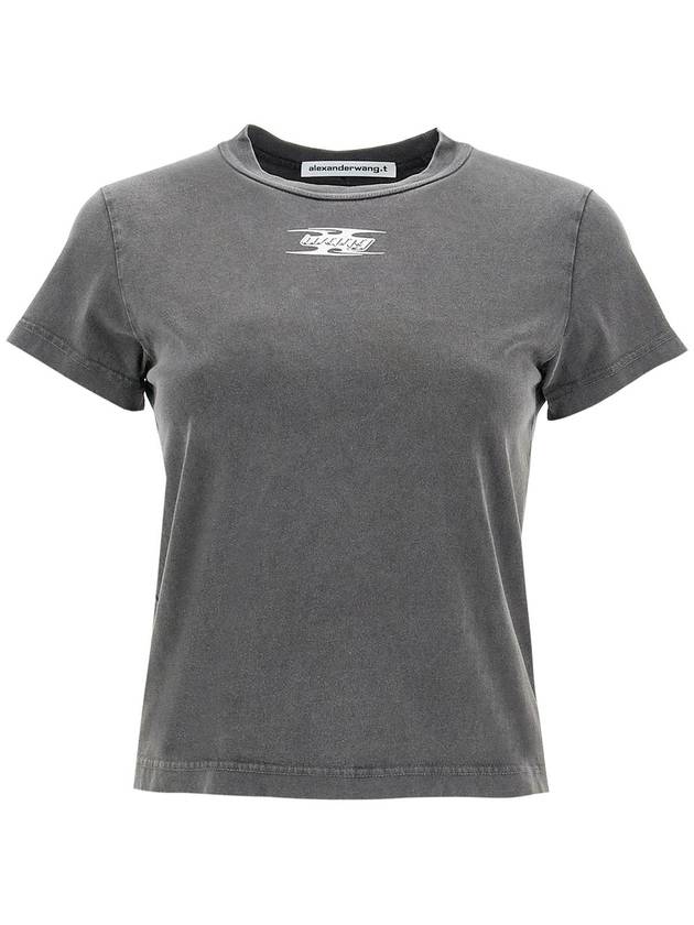 embossed logo t-shirt - ALEXANDER WANG - BALAAN 1