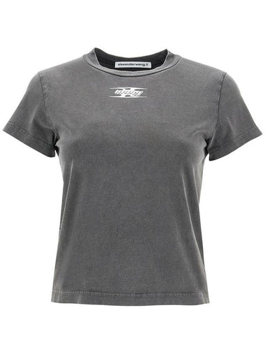 embossed logo t-shirt - ALEXANDER WANG - BALAAN 1