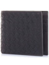 Intrecciato Weaving Half Wallet Espresso - BOTTEGA VENETA - BALAAN 3