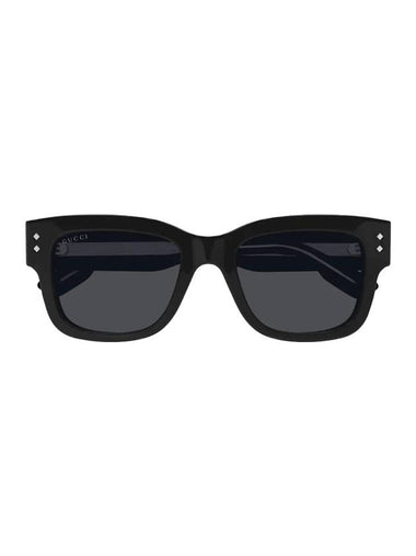 Eyewear Logo Square Acetate Sunglasses Black - GUCCI - BALAAN 1