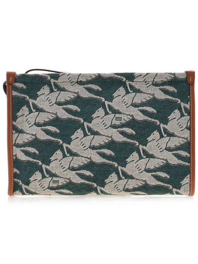 Pegasus Clutch Bag Green - ETRO - BALAAN 4