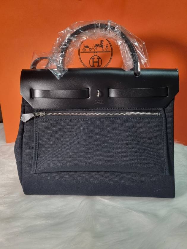 Herbag Zip 31 Bag Retourne & Palladium Noir - HERMES - BALAAN 3