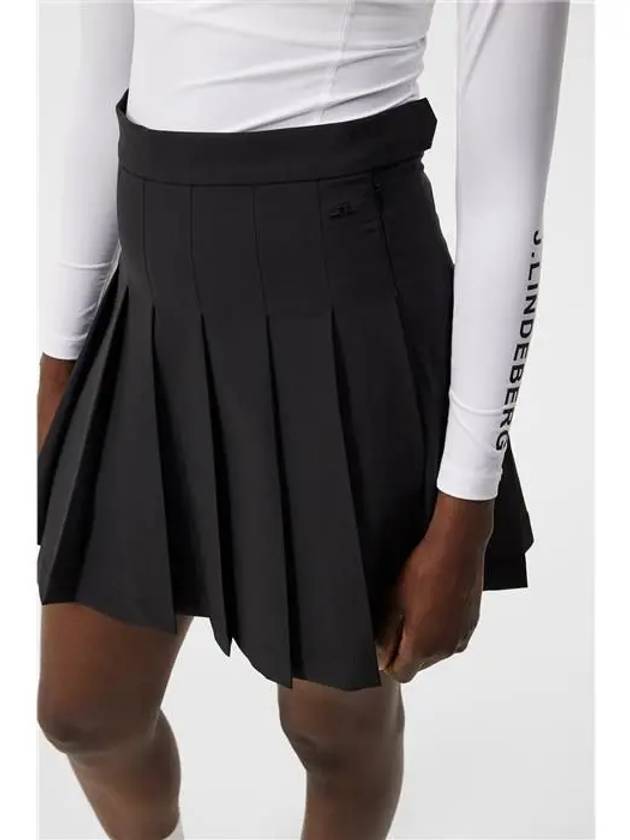 Adina Pleated Skirt Black - J.LINDEBERG - BALAAN 5