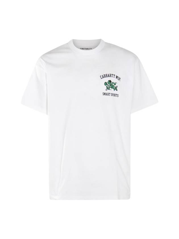 Smart Sports Short Sleeve T-Shirt White - CARHARTT WIP - BALAAN 1