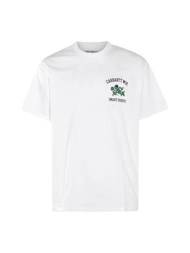 Smart Sports Short Sleeve T-Shirt White - CARHARTT WIP - BALAAN 1