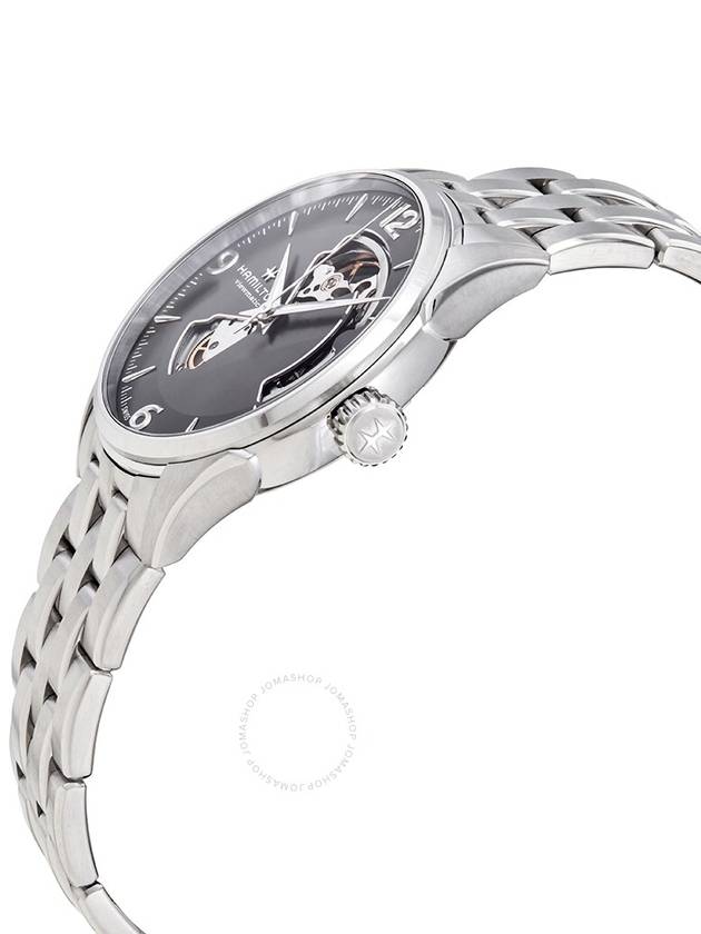 Jazzmaster Open Heart Automatic 42mm Metal Watch Black - HAMILTON - BALAAN 3