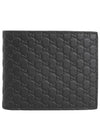 Micro GG Ssima Bifold Wallet Black - GUCCI - BALAAN 3