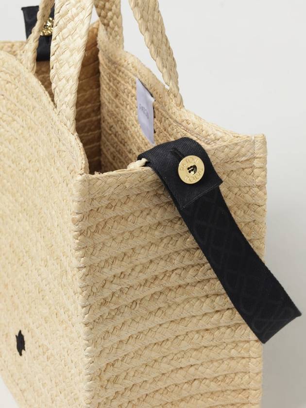 JP Raffia Tote Bag Beige - PATOU - BALAAN 4