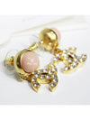 CC Logo Pearl Crystal Drop Earrings Gold - CHANEL - BALAAN 8