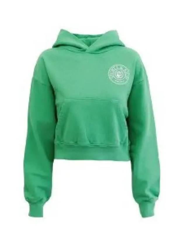 Crest Crop Hood Green HCAW2319VE 1010925 - SPORTY & RICH - BALAAN 1