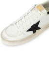 Star Patch Lace Up Low Top Sneakers White - GOLDEN GOOSE - BALAAN 9