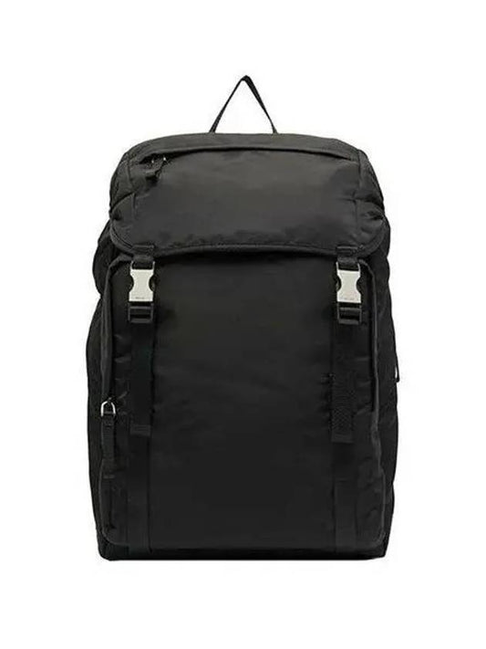 Triangle Logo Tesuto Nylon Backpack Black - PRADA - BALAAN 2