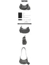 Le Cagole Small Leather Shoulder Bag Grey - BALENCIAGA - BALAAN 3