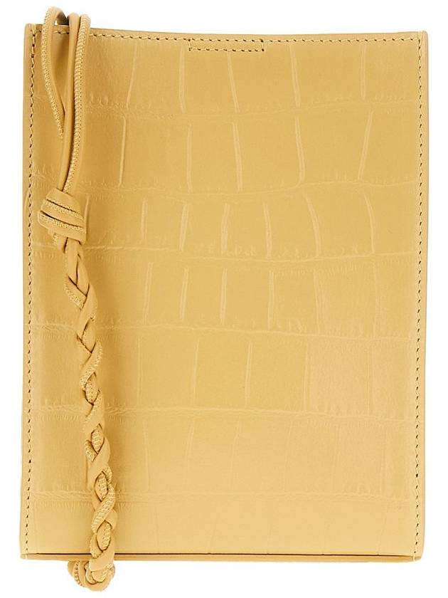 Tangle Small Calfskin Cross Bag Beige - JIL SANDER - BALAAN 4