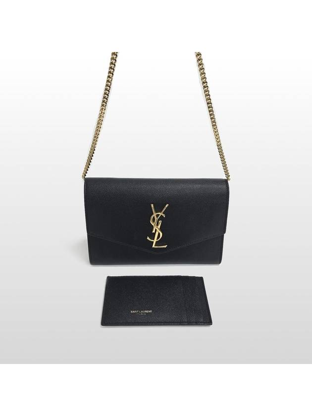 Saint Laurent Envelope Uptown Gold Chain Crossbag Sub Wallet 607788 - SAINT LAURENT - BALAAN 3