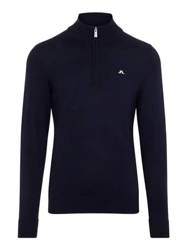 Men's Kian Zip-up Sweater Navy - J.LINDEBERG - BALAAN 2