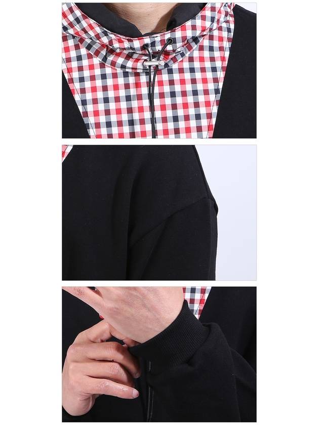 Representative technical hood 104003 BLACK RED CHECK - REPRESENT - BALAAN 4