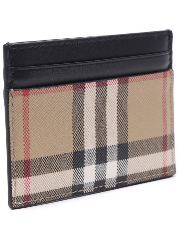 Vintage Check Card Wallet Beige - BURBERRY - BALAAN 4