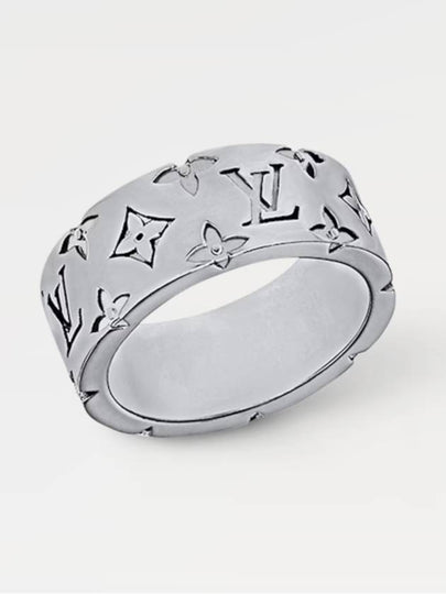 LV Mosaic Ring Silver - LOUIS VUITTON - BALAAN 2