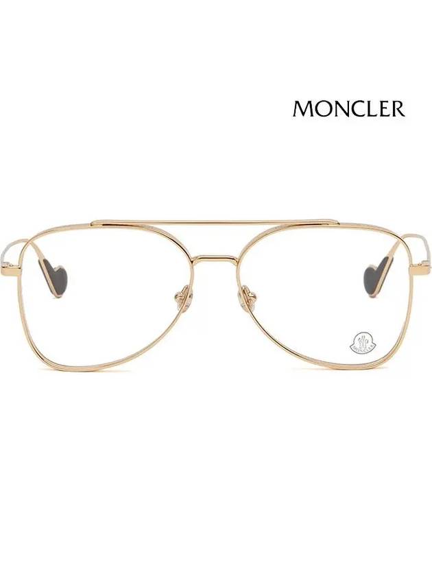 Eyewear Aviator Eyeglasses Gold - MONCLER - BALAAN 4