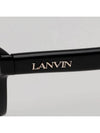 Glasses frame LNV2651LB 001 Asian fit black square horn - LANVIN - BALAAN 5