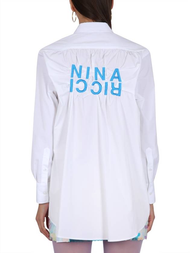 SHIRT WITH LOGO - NINA RICCI - BALAAN 3