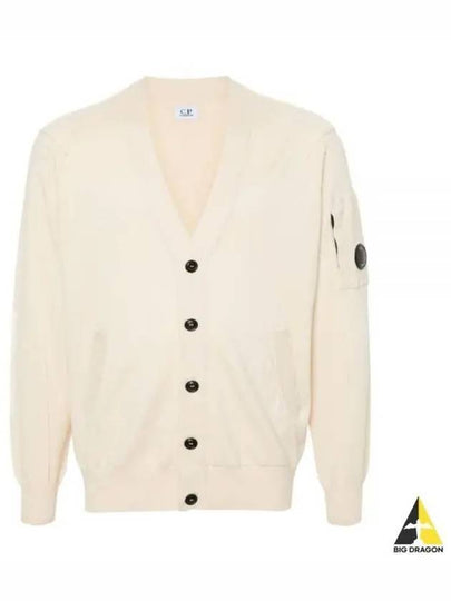 Lens Cotton Cardigan Beige - CP COMPANY - BALAAN 2