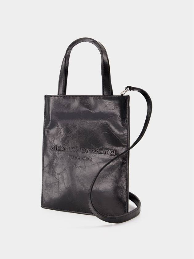 Pinch Small Shopping Bag - Alexander Wang - Leather - Black - ALEXANDER WANG - BALAAN 2