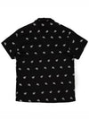Paisley Short Sleeves Shirt Black - ARCANE FUNK - BALAAN 3