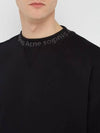 Studios Flogo Crew Neck Sweatshirt Black - ACNE STUDIOS - BALAAN 6