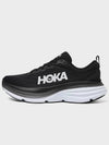 Men's Bondi 8 Low Top Sneakers Black - HOKA ONE ONE - BALAAN 5