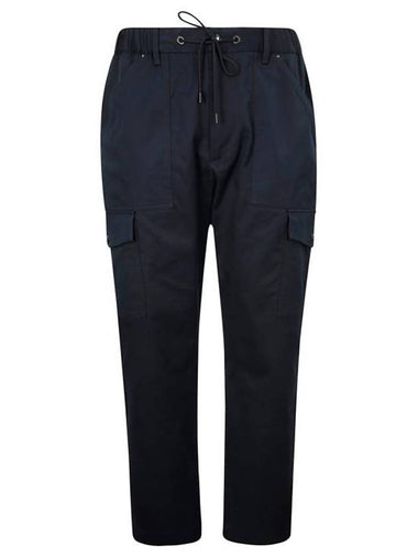 Gabadin track pants royal blue - MONCLER - BALAAN 1