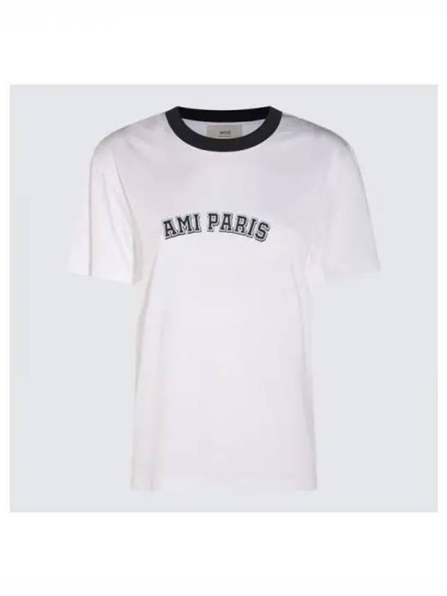 Ami logo printing short sleeve t shirt 270391 - AMI - BALAAN 1