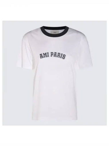 Ami logo printing short sleeve t shirt 270672 - AMI - BALAAN 1