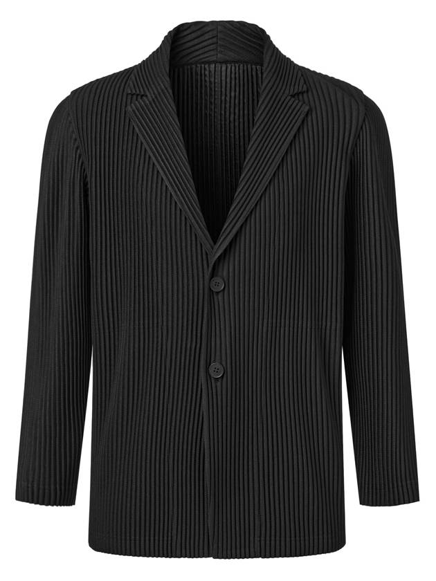 Men s Tailored Pleated Jacket Black - MONPLISSE - BALAAN 1