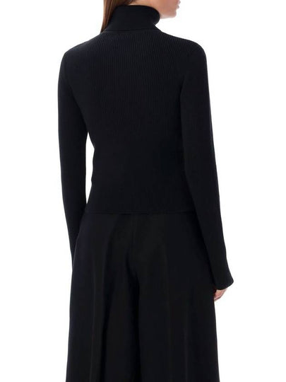 Patou High Neck Knit Patch Logo - PATOU - BALAAN 2