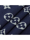 All About Monogram Wool Scarf Navy - LOUIS VUITTON - BALAAN 4