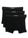 Men's Logo Band Briefs Black 3 Pack - OFF WHITE - BALAAN.