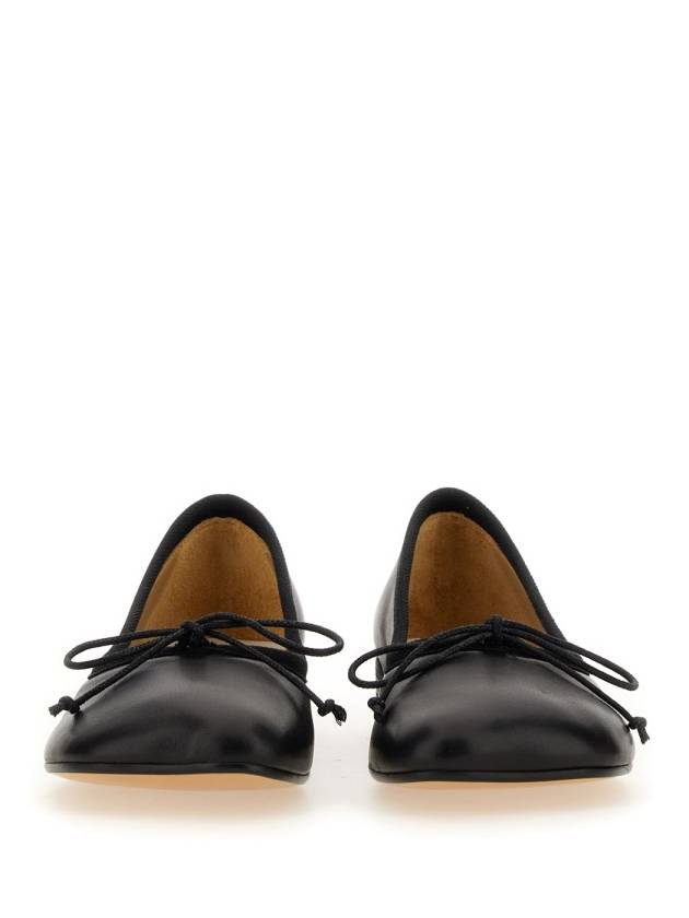 Leather Ballerina Flats Black - MAISON MARGIELA - BALAAN 5