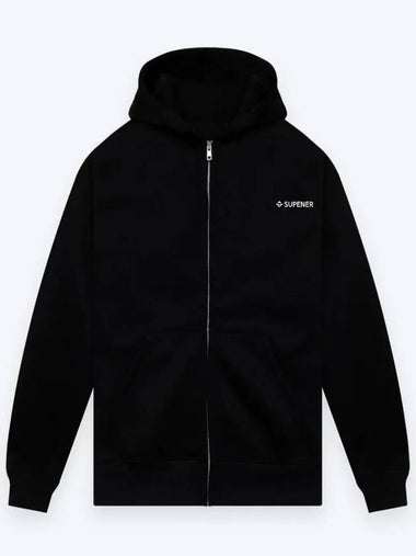 Tapichi brushed hood zip up black - SUPENER - BALAAN 1