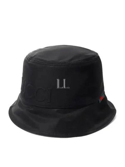 Logo Nylon Bucket Hat Black - GUCCI - BALAAN 2