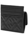 FF Baguette Flap Card Wallet Black - FENDI - BALAAN 4