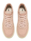 Medalist Goatskin Low Top Sneakers Pink - AUTRY - BALAAN 2