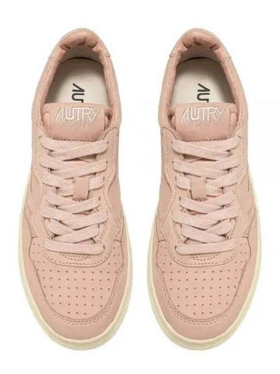 Medalist Goatskin Low Top Sneakers Pink - AUTRY - BALAAN 2