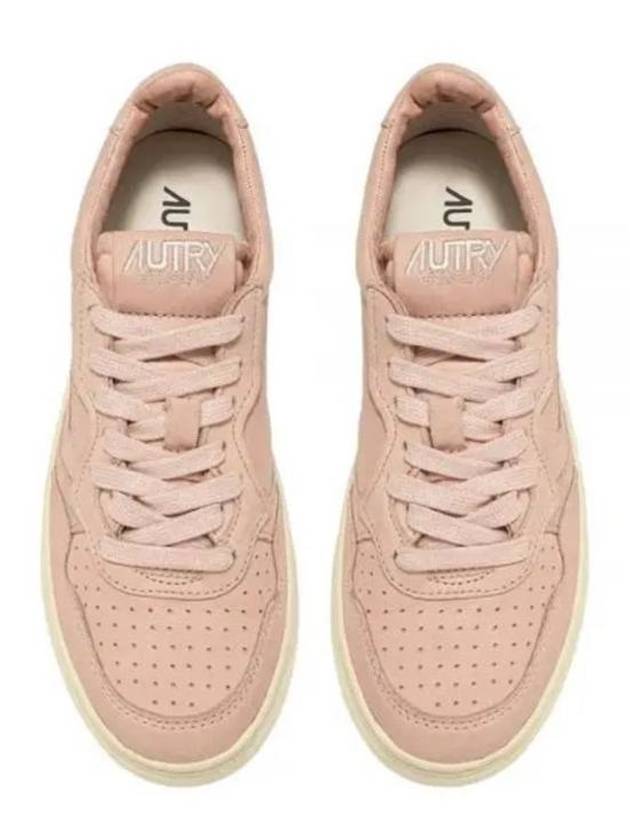 Medalist Goatskin Low Top Sneakers Pink - AUTRY - BALAAN 2