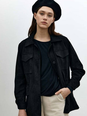 Wishfull ECCO Suede Jacket Black - KILHOUETTE - BALAAN 1