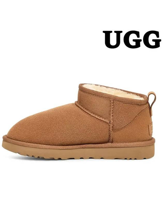 Women's Classic Ultra Mini Winter Boots Chestnut - UGG - BALAAN 2