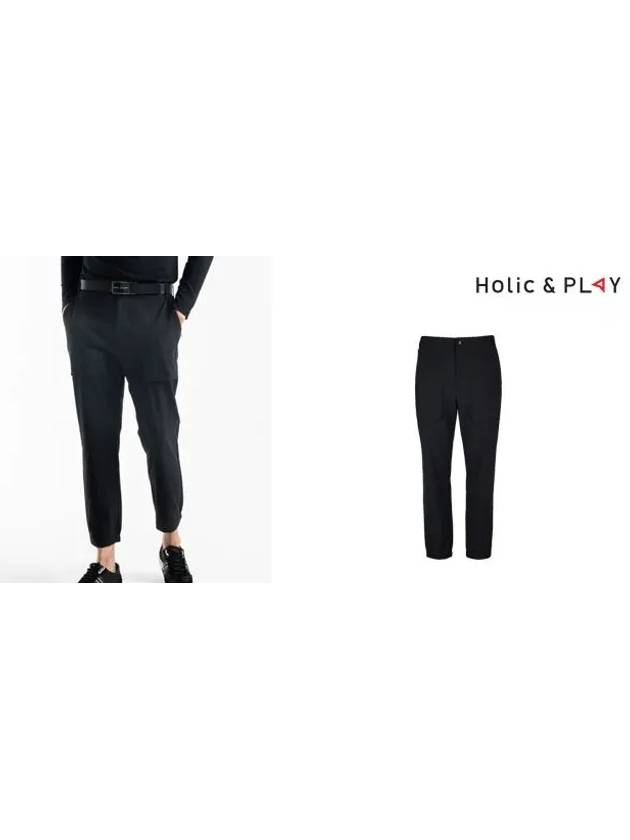 spandex jogger golf pants-HB3MPT001BK - HOLIC&PLAY - BALAAN 5